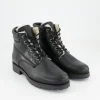 A7638-26 Schnürstiefel in Schwarz