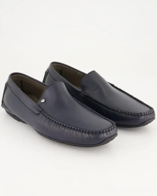 AB00010 Mokassins in Blau