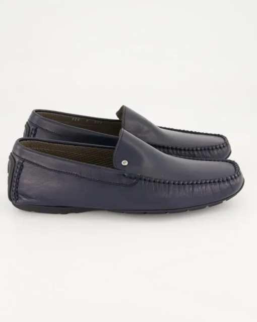 AB00010 Mokassins in Blau
