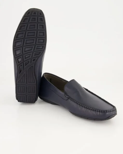 AB00010 Mokassins in Blau