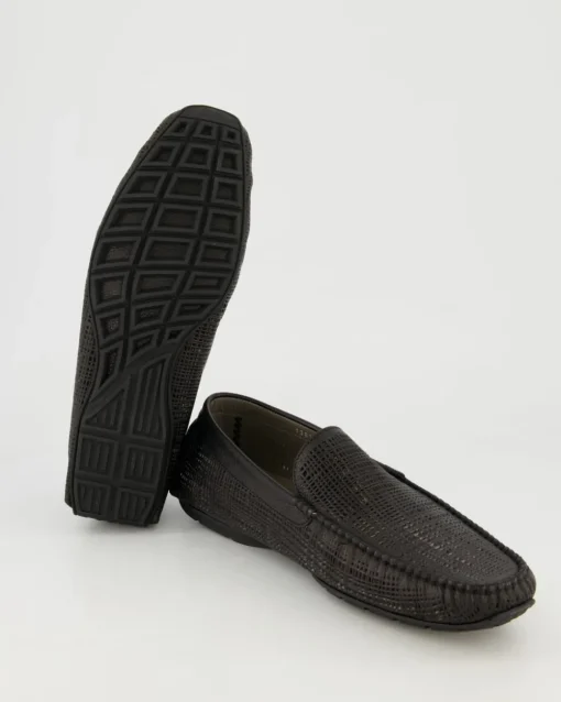 AB0010 Mokassins in Schwarz