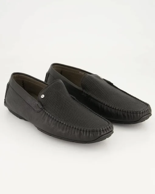 AB0104Q Mokassins in Schwarz