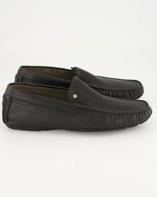 AB0104Q Mokassins in Schwarz