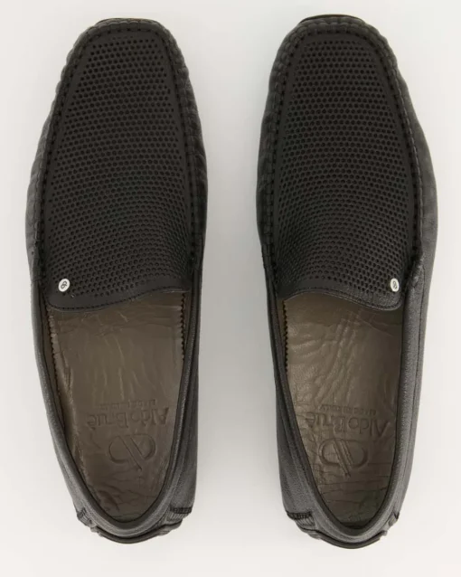 AB0104Q Mokassins in Schwarz