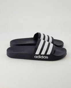 Adilette Shower Pantoletten in Schwarz