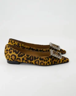 AMAIA Ballerinas in Braun