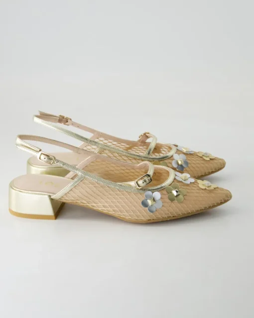 Amisanti Slingpumps in Gold