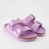 Arizona Big Buckle Pantoletten in Lila