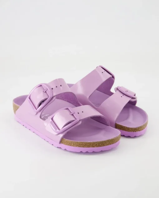 Arizona Big Buckle Pantoletten in Lila