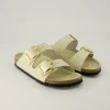 Arizona Big Buckle Pantoletten in Beige
