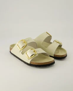 Arizona Big Buckle Pantoletten in Beige