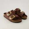 Arizona Big Buckle Pantoletten in Braun