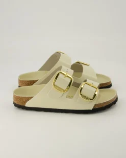 Arizona Big Buckle Pantoletten in Beige