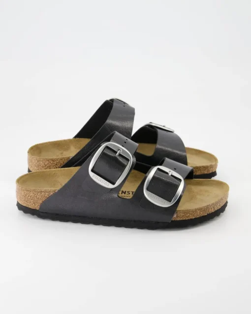 Arizona Big Buckle Pantoletten in Schwarz