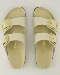 Arizona Big Buckle Pantoletten in Beige