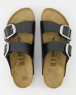 Arizona Big Buckle Pantoletten in Schwarz