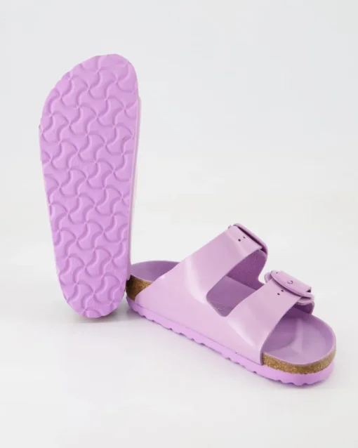 Arizona Big Buckle Pantoletten in Lila