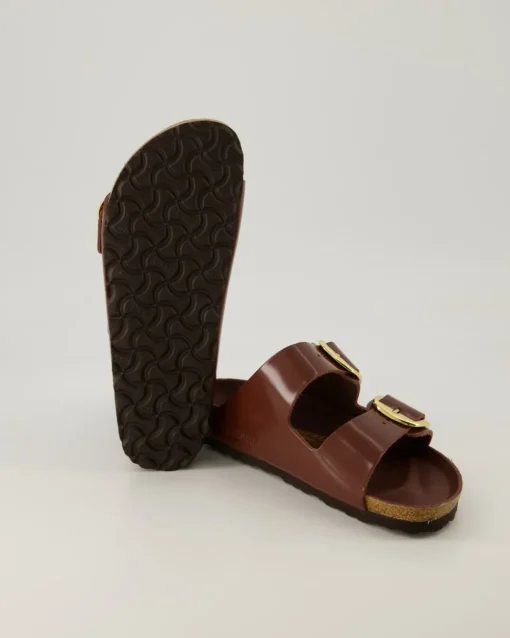 Arizona Big Buckle Pantoletten in Braun
