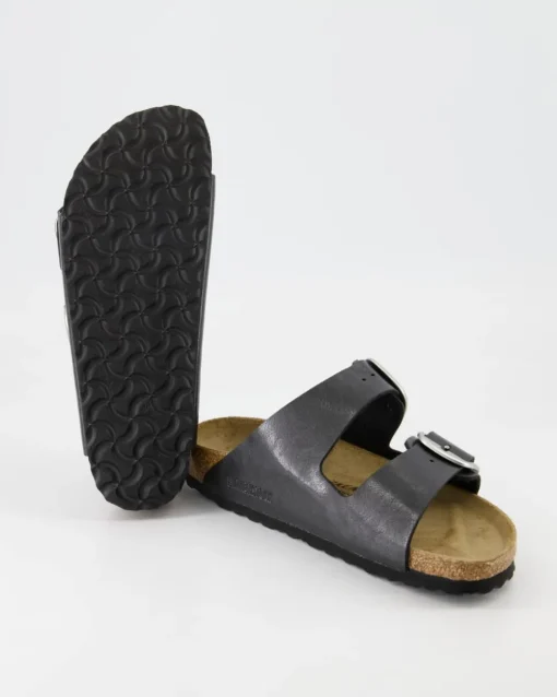 Arizona Big Buckle Pantoletten in Schwarz