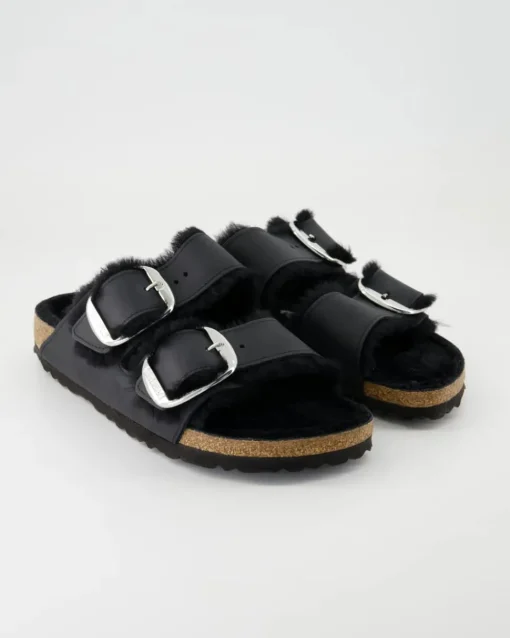 Arizona Big Buckle Sherling Pantoletten in Schwarz