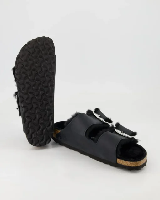 Arizona Big Buckle Sherling Pantoletten in Schwarz