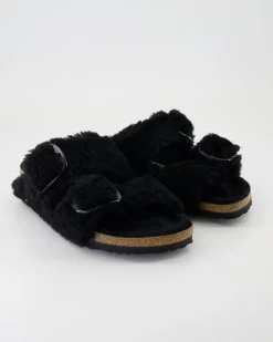 Arizona Big Buckle Teddy River Pantoletten in Schwarz