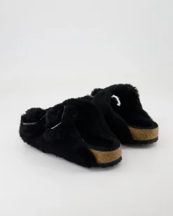 Arizona Big Buckle Teddy River Pantoletten in Schwarz