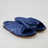 B412 Pantoletten in Blau