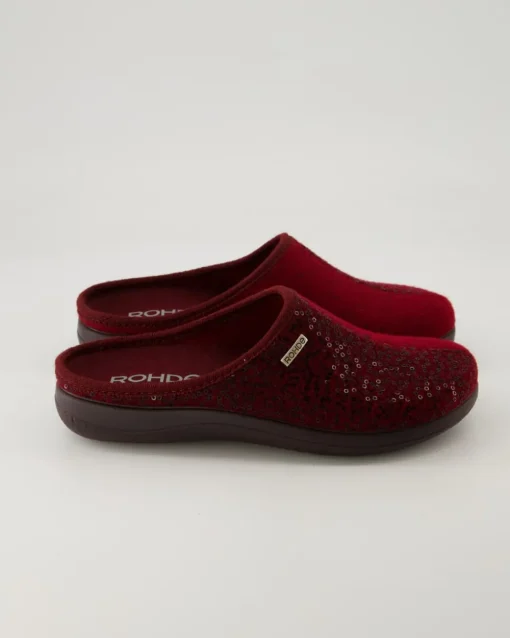 6550 Bari Hausschuhe in Rot