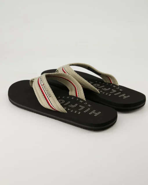 Beach Sandal Zehentrenner in Beige