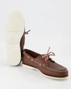 Classic Boat Schnürschuhe in Braun
