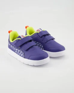 Courtflex V3 Poised 2 Race V Sneaker in Blau