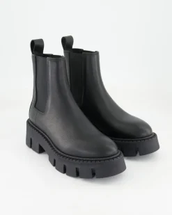 CPH137 Chelsea Boots in Schwarz