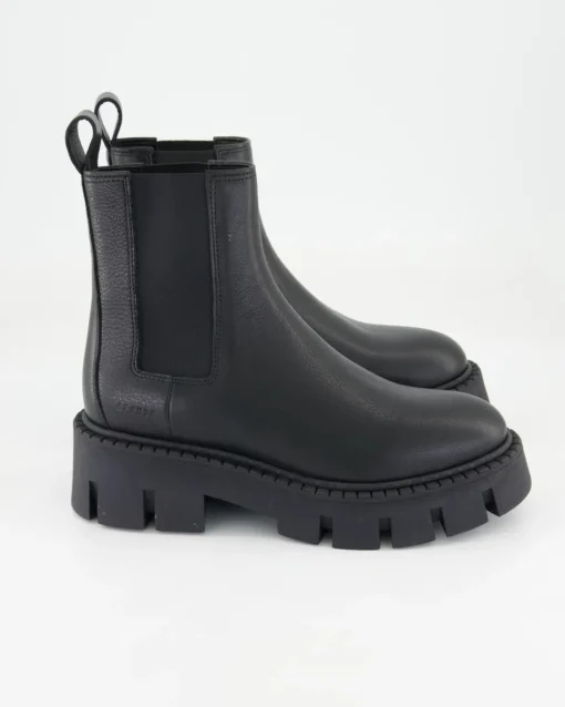 CPH137 Chelsea Boots in Schwarz