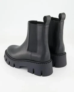 CPH137 Chelsea Boots in Schwarz
