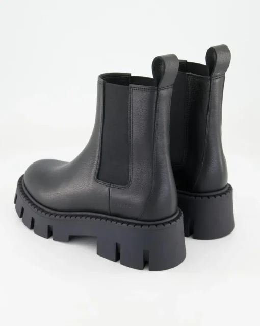 CPH137 Chelsea Boots in Schwarz