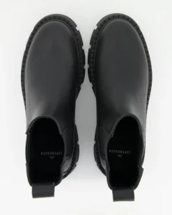 CPH137 Chelsea Boots in Schwarz