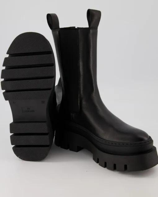 CPH685 Chelsea Boots in Schwarz