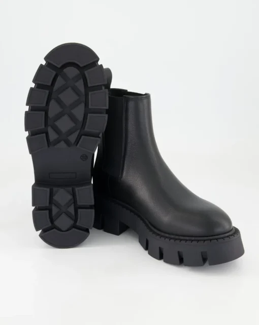 CPH137 Chelsea Boots in Schwarz
