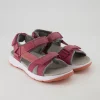 Criss Cross Sandalen in Pink