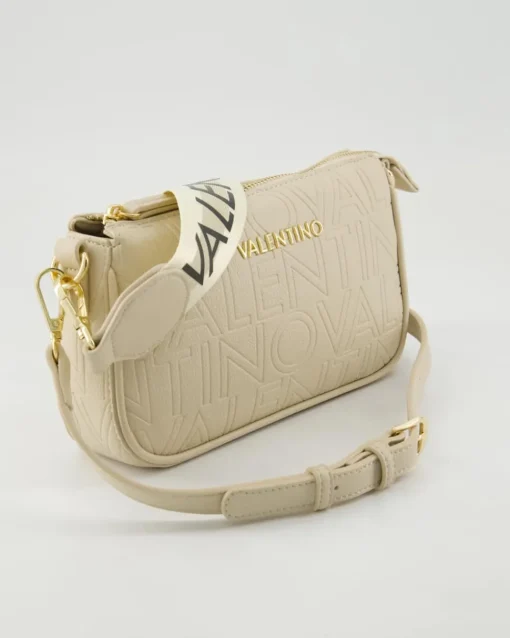 Crossbody Pansy Handtasche in Beige