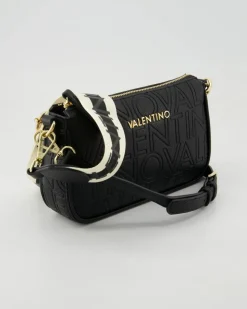 Crossbody Pansy Handtasche in Schwarz