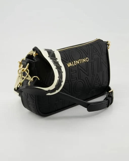 Crossbody Pansy Handtasche in Schwarz