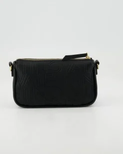 Crossbody Pansy Handtasche in Schwarz
