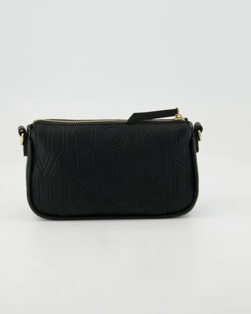 Crossbody Pansy Handtasche in Schwarz