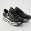 D1327-03 Sneaker in Schwarz