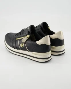 D1327-03 Sneaker in Schwarz