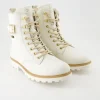 D8475-80 Stiefeletten in Weiß
