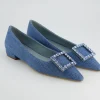 Diamond Ballerinas in Blau
