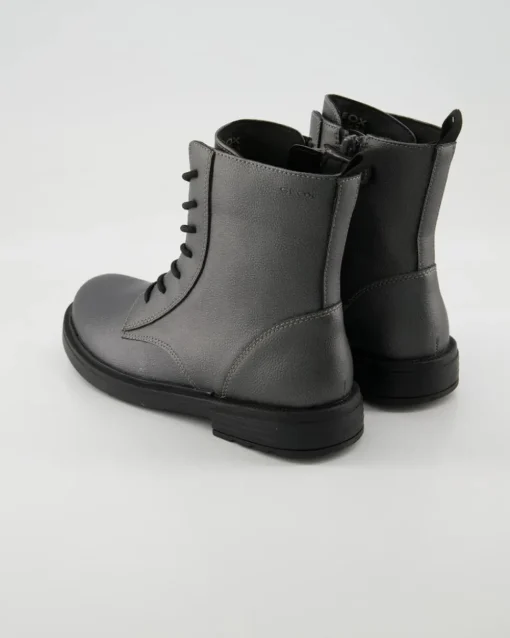Eclair Girl Schnürstiefel in Silber